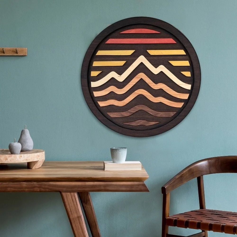 NEW Wood Mountain Wall Sign